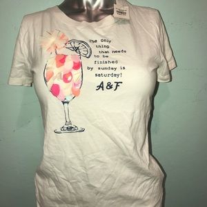 Abercrombie & Fitch Tops - A&F cute tees with front detailing Abercrombie & Fitch Tops - A&F cute tees with front detailing